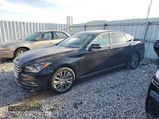 2016 Hyundai Genesis 3.8L with VIN KMHGN4JE0GU128559, listed as a Copart auction lot 70786924 with 84,452 mi miles and Salvage Title. Bid and sale history available at carsss.com. Image 1.