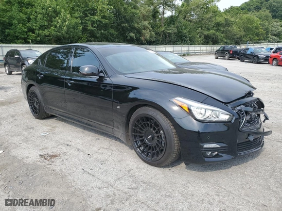 2015 Infiniti Q70L with VIN JN1BY1PR5FM831039, listed as a Copart auction lot 65318994 with 89,246 mi miles and Salvage Title. Bid and sale history available at carsss.com. Image 4.