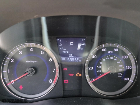 2013 Hyundai Accent GL with VIN KMHCT5AE7DU065787, listed as a Copart auction lot 50723605 with 158,832 mi miles and Clean Title. Bid and sale history available at carsss.com. Image 9.