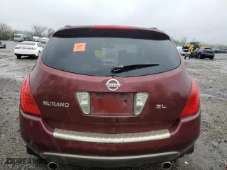 2006 Nissan Murano SL with VIN JN8AZ08W96W540119, listed as a Copart auction lot 51924195 with 149,414 mi miles and Clean Title. Bid and sale history available at carsss.com. Image 6.