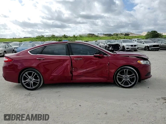 2016 Ford Fusion Titanium with VIN 3FA6P0K99GR110286, listed as a Copart auction lot 45089985 with 95,066 mi miles and Salvage Title. Bid and sale history available at DreamBid. Image 13.