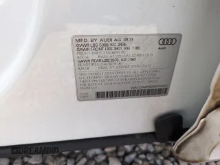 2013 Audi Q5 Premium with VIN WA1CFAFP8DA075903, listed as a Copart auction lot 53667435 with 114,337 mi miles and Salvage title. Bid and sale history available at DreamBid. Image 12.