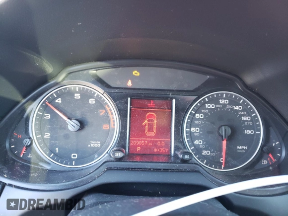 2010 Audi Q5 z VIN WA1LKBFP2AA096775, wystawiony jako Copart lot #87032914 z przebiegiem 209 857 mil mil oraz Czysty tytuł • Clean title. Historia ofert i sprzedaży dostępna na DreamBid. Obrazek 9.