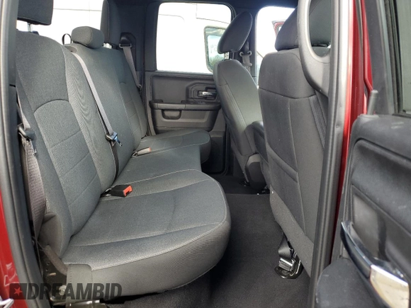 2021 Ram 1500 Classic Warlock with VIN 1C6RR7GGXMS510334, listed as a Copart auction lot 42339235 with 26,736 mi miles and Salvage Title. Bid and sale history available at carsss.com. Image 10.