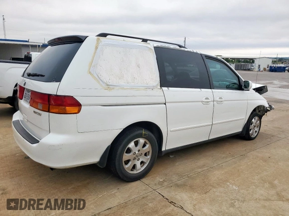2004 Honda Odyssey EX-RES with VIN 5FNRL18824B111266, listed as a Copart auction lot 59295425 with Not provided miles and Salvage title. Bid and sale history available at DreamBid. Image 3.