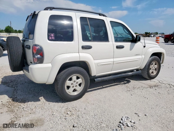 2004 Jeep Liberty Limited with VIN 1J4GK58K14W111603, listed as a Copart auction lot 53150665 with 167,242 mi miles and Salvage Title. Bid and sale history available at carsss.com. Image 3.
