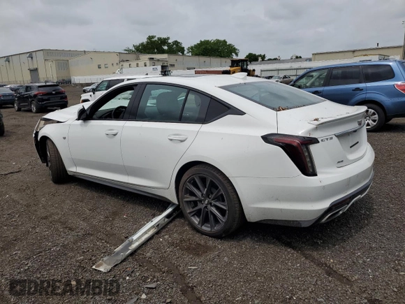 2024 Cadillac CT5 Sport z VIN 1G6DU5RK2R0124682, wystawiony jako Copart lot #56396725 z przebiegiem Nie podano mil oraz Szkody całkowita. Historia ofert i sprzedaży dostępna na DreamBid. Obrazek 2.