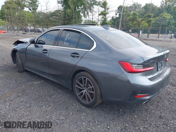2021 BMW 3 Series 330i xDrive with VIN 3MW5R7J08M8C07778, listed as a IAAI auction lot 38572093 with 38,526 mi miles and . Bid and sale history available at DreamBid. Image 3.
