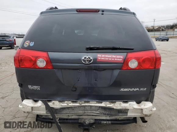 2007 Toyota Sienna XLE with VIN 5TDZK22C47S037807, listed as a Copart auction lot 87578695 with 180,050 mi miles and Clean Title. Bid and sale history available at carsss.com. Image 6.