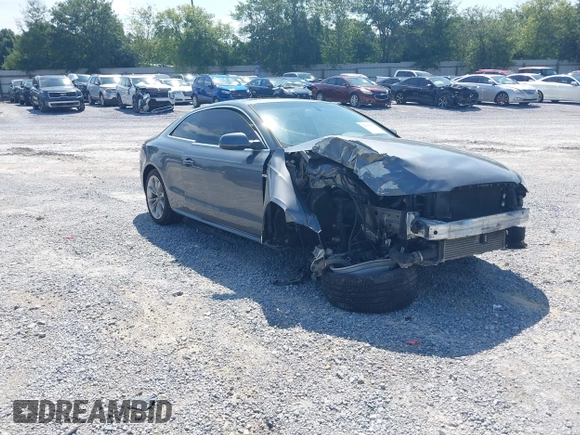 2014 Audi A5 Prestige z VIN WAUWFAFR1EA016632, wystawiony jako IAAI lot #42580587 z przebiegiem 88 145 mil mil oraz . Historia ofert i sprzedaży dostępna na DreamBid. Obrazek 1.