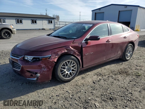 2016 Chevrolet Malibu LT with VIN 1G1ZE5ST5GF241680, listed as a Copart auction lot 54225435 with 81,884 mi miles and Salvage Title. Bid and sale history available at DreamBid. Image 1.