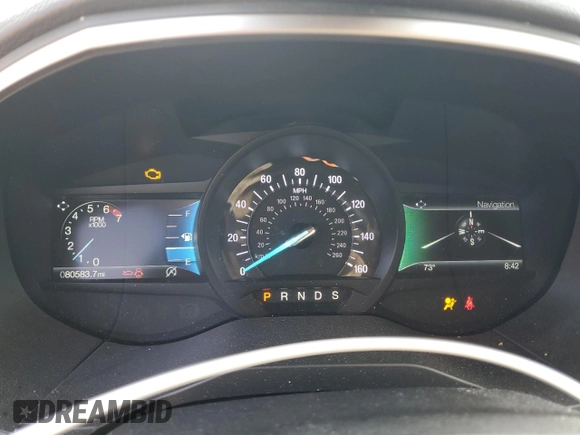 2020 Ford Edge SEL with VIN 2FMPK4J90LBB17282, listed as a Copart auction lot 58795885 with 80,583 mi miles and Salvage title. Bid and sale history available at DreamBid. Image 9.