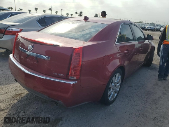 2009 Cadillac CTS AWD w/1SB with VIN 1G6DT57V990161602, listed as a Copart auction lot 74585084 with 0 mi miles and Salvage Title. Bid and sale history available at carsss.com. Image 3.