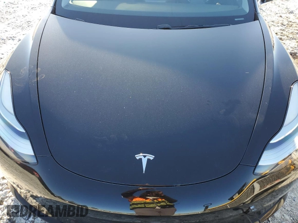 2019 Tesla Model 3 Mid Range with VIN 5YJ3E1EA3KF324201, listed as a Copart auction lot 43221185 with 117,606 mi miles and Salvage Title. Bid and sale history available at carsss.com. Image 11.