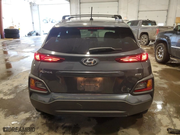 2019 Hyundai Kona SEL with VIN KM8K2CAA0KU386003, listed as a Copart auction lot 46114045 with 81,875 mi miles and Salvage Title. Bid and sale history available at carsss.com. Image 6.