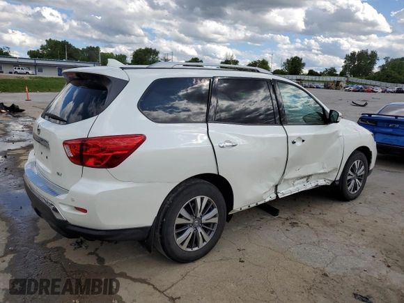 2020 Nissan Pathfinder SV with VIN 5N1DR2BN3LC623039, listed as a Copart auction lot 58054035 with 35,798 mi miles and Salvage title. Bid and sale history available at DreamBid. Image 3.