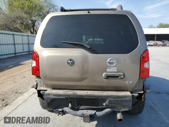 2005 Nissan Xterra S with VIN 5N1AN08W85C605450, listed as a Copart auction lot 48674235 with Not Provided miles and Salvage Title. Bid and sale history available at DreamBid. Image 6.