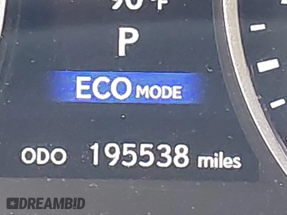 2013 Lexus ES 300h Hybrid with VIN JTHBW1GG0D2002520, listed as a IAAI auction lot 42049567 with 195,538 mi miles. Bid and sale history available at carsss.com. Image 16.