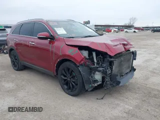2020 Kia Sorento EX V6 with VIN 5XYPH4A5XLG710627, listed as a IAAI auction lot 41636638 with 166,073 mi miles. Bid and sale history available at carsss.com. Image 1.