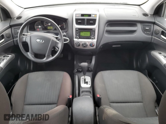 2009 Kia Sportage LX with VIN KNDJE723797590918, listed as a Copart auction lot 51218345 with 145,480 mi miles and Salvage Title. Bid and sale history available at carsss.com. Image 8.