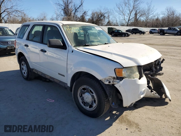 2008 Ford Escape XLS with VIN 1FMCU92Z98KE09756, listed as a Copart auction lot 42639645 with 156,859 mi miles and Salvage title. Bid and sale history available at DreamBid. Image 4.
