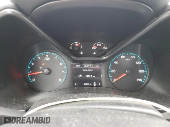 2021 Chevrolet Colorado 4WD LT z VIN 1GCGTCEN9M1267990, wystawiony jako Copart lot #52175185 z przebiegiem 47 480 mil mil oraz Szkoda całkowita • Salvage title. Historia ofert i sprzedaży dostępna na DreamBid. Obrazek 9.