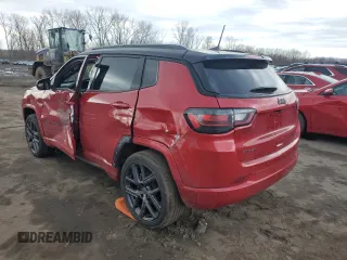 2024 Jeep Compass Limited with VIN 3C4NJDCN5RT140594, listed as a Copart auction lot 47270205 with 7,513 mi miles and Salvage Title. Bid and sale history available at carsss.com. Image 2.