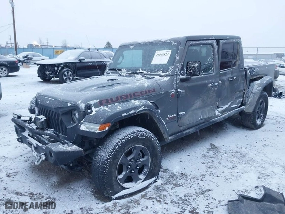 2020 Jeep Gladiator Rubicon with VIN 1C6JJTBG3LL146075, listed as a IAAI auction lot 41048823 with 130,318 mi miles. Bid and sale history available at carsss.com. Image 2.