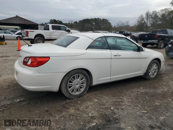 2008 Chrysler Sebring Touring with VIN 1C3LC55R08N180544, listed as a Copart auction lot 89121565 with 94,997 mi miles and Clean Title. Bid and sale history available at DreamBid. Image 3.