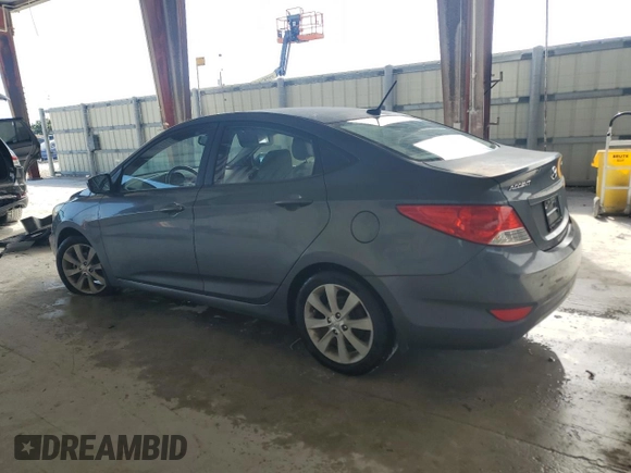 2013 Hyundai Accent GLS with VIN KMHCU4AE5DU338233, listed as a Copart auction lot 88446315 with 0 mi miles and Salvage Title. Bid and sale history available at carsss.com. Image 2.