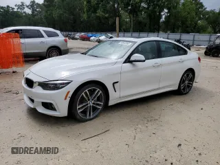 2019 BMW 4 Series 430i xDrive z VIN WBA4J3C58KBL06892, wystawiony jako Copart lot #59342365 z przebiegiem Nie podano mil oraz Szkoda całkowita • Salvage title. Historia ofert i sprzedaży dostępna na DreamBid. Obrazek 1.