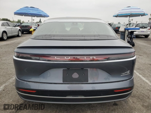 2025 Lucid Air Touring z VIN 50EA1TEA6SA006821, wystawiony jako Copart lot #53298645 z przebiegiem 470 mil mil oraz Szkoda całkowita • Salvage title. Historia ofert i sprzedaży dostępna na DreamBid. Obrazek 6.