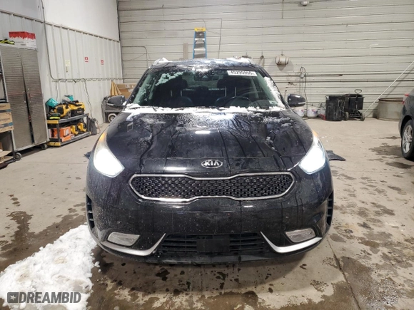 2018 Kia Niro Touring with VIN KNDCE3LC5J5126462, listed as a Copart auction lot 45295955 with 43,609 mi miles and Salvage Title. Bid and sale history available at carsss.com. Image 5.
