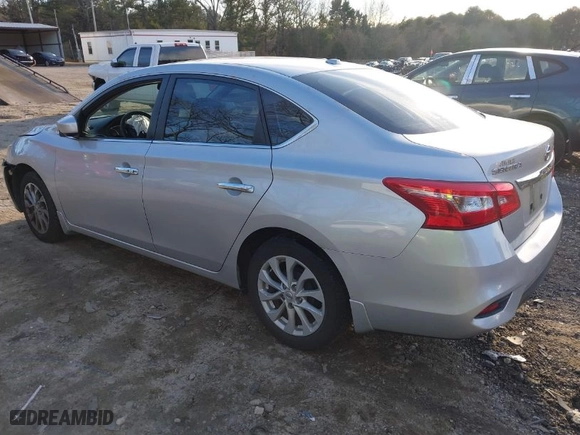 2019 Nissan Sentra S with VIN 3N1AB7AP3KY394138, listed as a IAAI auction lot 41372180 with 92,000 mi miles. Bid and sale history available at carsss.com. Image 3.