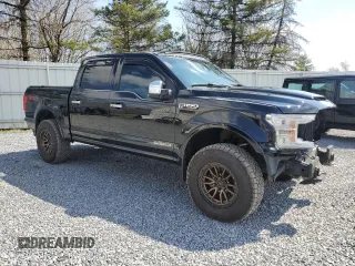 2018 Ford F-150 XL with VIN 1FTFW1E11JFD72882, listed as a Copart auction lot 54315135 with 0 mi miles and Salvage Title. Bid and sale history available at carsss.com. Image 4.