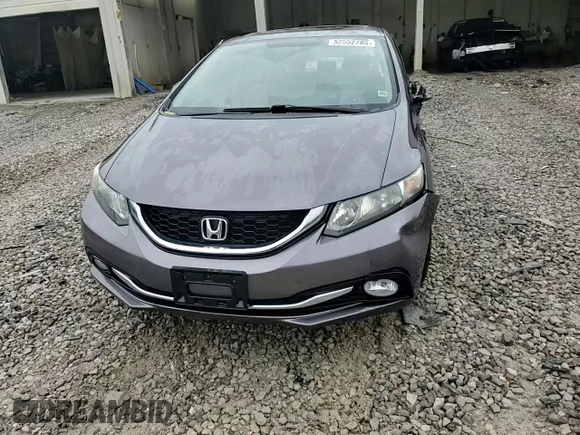 2015 Honda Civic Sedan EX-L with VIN 19XFB2F96FE077350, listed as a Copart auction lot 52552785 with 135,917 mi miles and Salvage Title. Bid and sale history available at carsss.com. Image 13.
