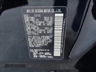 2014 Nissan Quest SV z VIN JN8AE2KP5E9107192, wystawiony jako IAAI lot #42071586 z przebiegiem 158 899 mil mil oraz . Historia ofert i sprzedaży dostępna na DreamBid. Obrazek 9.