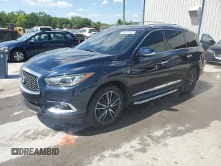 2017 Infiniti QX60 with VIN 5N1DL0MN6HC547634, listed as a Copart auction lot 50970205 with 102,389 mi miles and Salvage Title. Bid and sale history available at carsss.com. Image 1.