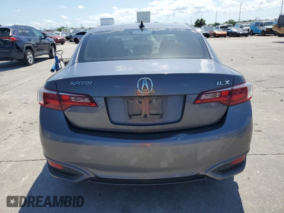 2017 Acura ILX w/Premium Pkg with VIN 19UDE2F72HA015335, listed as a Copart auction lot 54793755 with 63,474 mi miles and Salvage Title. Bid and sale history available at carsss.com. Image 6.