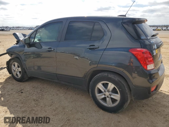 2020 Chevrolet Trax LS with VIN 3GNCJKSB1LL226826, listed as a Copart auction lot 51091065 with 54,592 mi miles and Salvage Title. Bid and sale history available at DreamBid. Image 2.