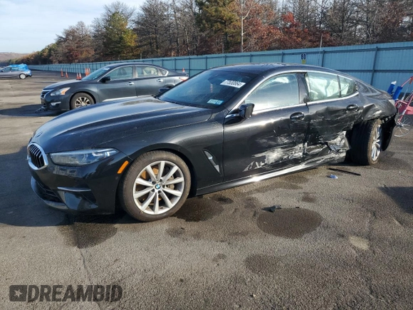 2020 BMW 8 Series 840i with VIN WBAGV4C03LCD88931, listed as a Copart auction lot 77530864 with 41,667 mi miles and Salvage title. Bid and sale history available at DreamBid. Image 1.