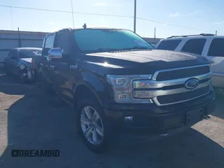 2018 Ford F-150 XL with VIN 1FTEW1E55JFB69816, listed as a IAAI auction lot 41668305 with 96,685 mi miles and . Bid and sale history available at DreamBid. Image 1.