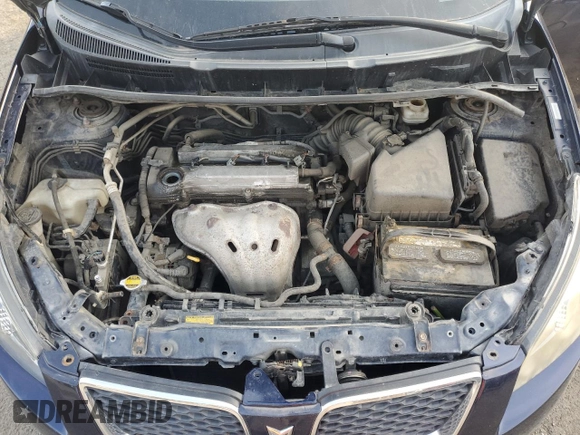 2009 Pontiac Vibe w/1SB with VIN 5Y2SP67089Z456771, listed as a Copart auction lot 78451704 with 187,575 mi miles and Clean Title. Bid and sale history available at carsss.com. Image 11.