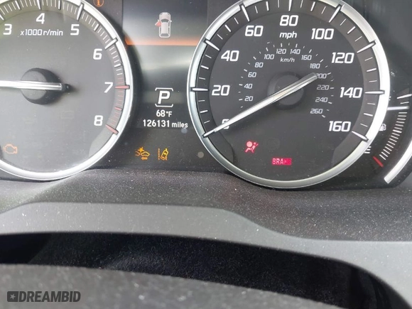 2016 Acura MDX w/Tech with VIN 5FRYD3H40GB011140, listed as a IAAI auction lot 41943684 with 126,131 mi miles. Bid and sale history available at carsss.com. Image 7.