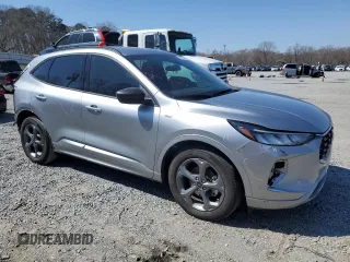 2024 Ford Escape ST-Line with VIN 1FMCU0MN5RUA65662, listed as a Copart auction lot 54426505 with 42,365 mi miles and Salvage Title. Bid and sale history available at DreamBid. Image 4.