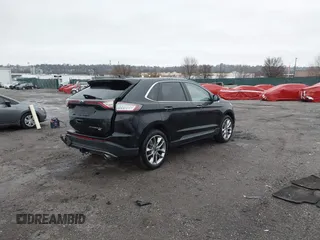 2015 Ford Edge Titanium with VIN 2FMPK4K80FBB70218, listed as a IAAI auction lot 41858298 with 111,130 mi miles. Bid and sale history available at carsss.com. Image 4.