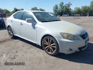 2008 Lexus IS 250 with VIN JTHBK262085079206, listed as a IAAI auction lot 42617081 with 239,849 mi miles and . Bid and sale history available at DreamBid. Image 1.