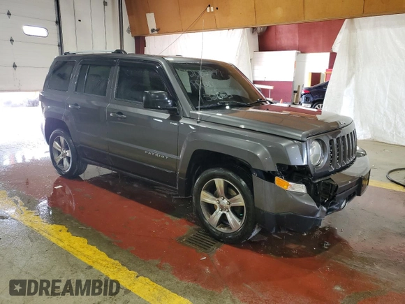 2016 Jeep Patriot High Altitude with VIN 1C4NJRFB9GD673033, listed as a Copart auction lot 55626325 with 152,053 mi miles and Salvage title. Bid and sale history available at DreamBid. Image 4.