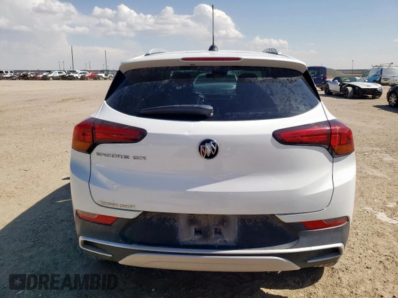 2021 Buick Encore GX Select with VIN KL4MMDSL1MB179593, listed as a Copart auction lot 56063875 with 23,460 mi miles and Clean title. Bid and sale history available at DreamBid. Image 6.
