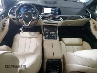 2021 BMW X5 xDrive40i with VIN 5UXCR6C08M9F47053, listed as a Copart auction lot 53625805 with 58,555 mi miles and Salvage Title. Bid and sale history available at carsss.com. Image 8.